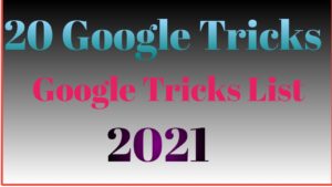 20 google tricks